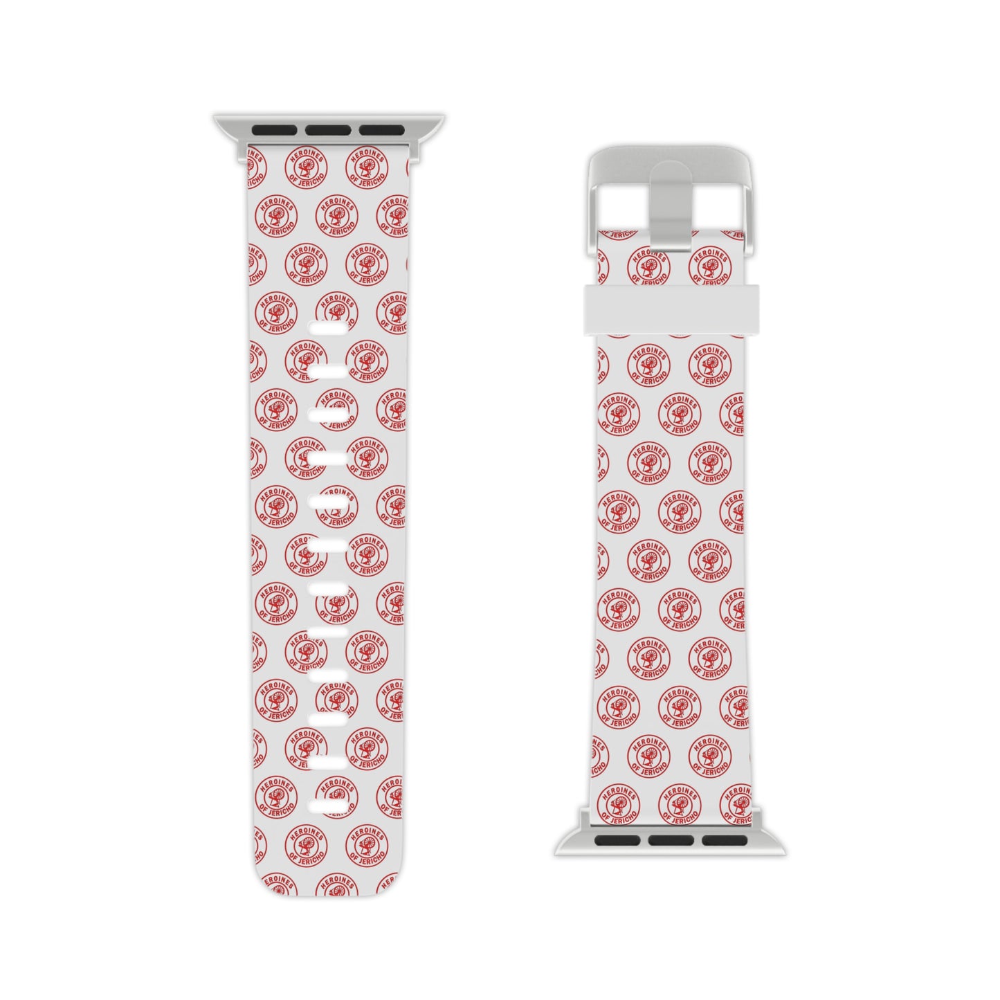 HOJ- Apple Watch Band — HEROINES OF JERICHO Pattern Silicone Strap