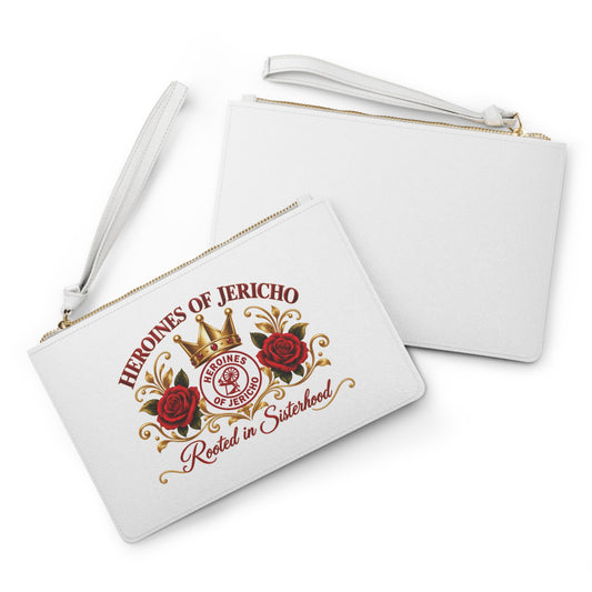 Heroines of Jericho Clutch Bag — Rooted in Sisterhood Wristlet