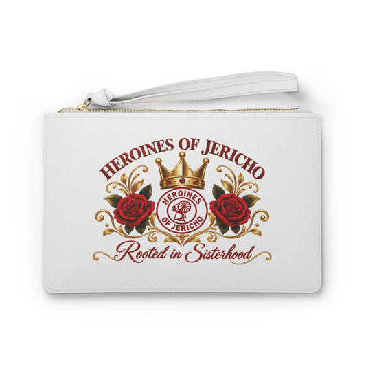 Heroines of Jericho Clutch Bag — Rooted in Sisterhood Wristlet