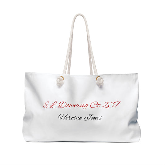 Weekender Bag — 'Heroines of Jericho' Gold Logo Travel Tote