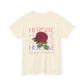 HOJ- Heroine Rose Tee | Vintage Rose Graphic, Feminine Typography