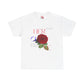 HOJ- Heroine Rose Tee | Vintage Rose Graphic, Feminine Typography
