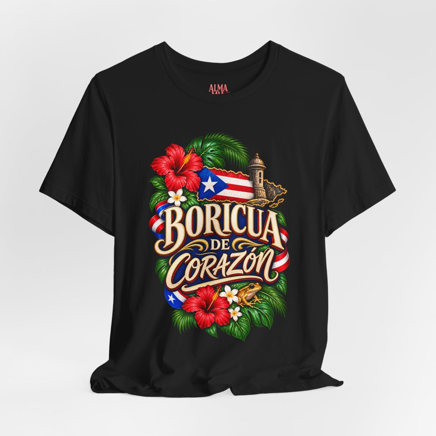 Boricua de Corazón Puerto Rican Pride T-Shirt