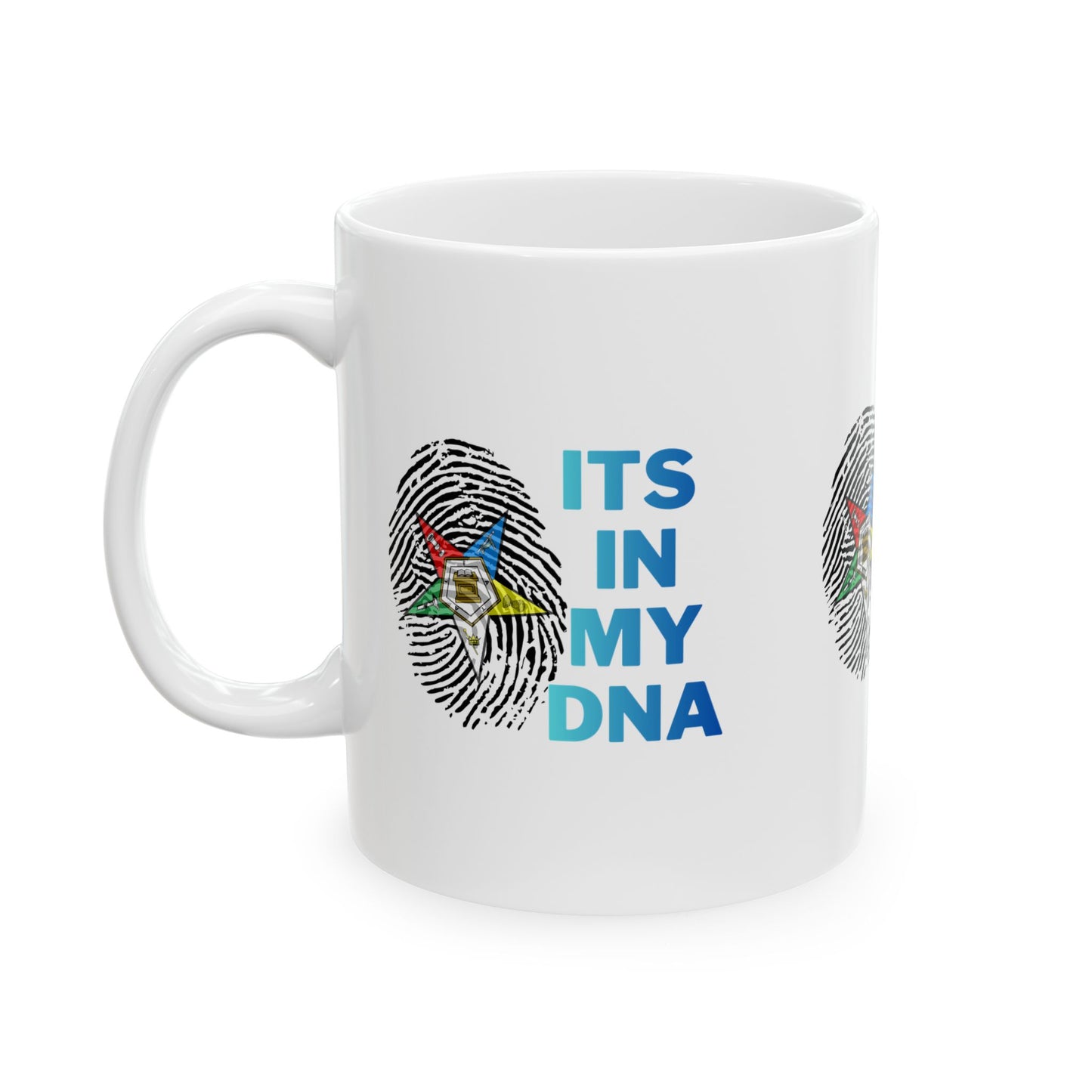 OES- Its In My DNA Ceramic Mug — OES Fingerprint Design (11oz/15oz)