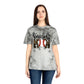 Baseball Mom Leopard Print Tee – Distressed Gray Color Blast T-Shirt