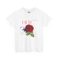 HOJ- Heroine Rose Tee | Vintage Rose Graphic, Feminine Typography