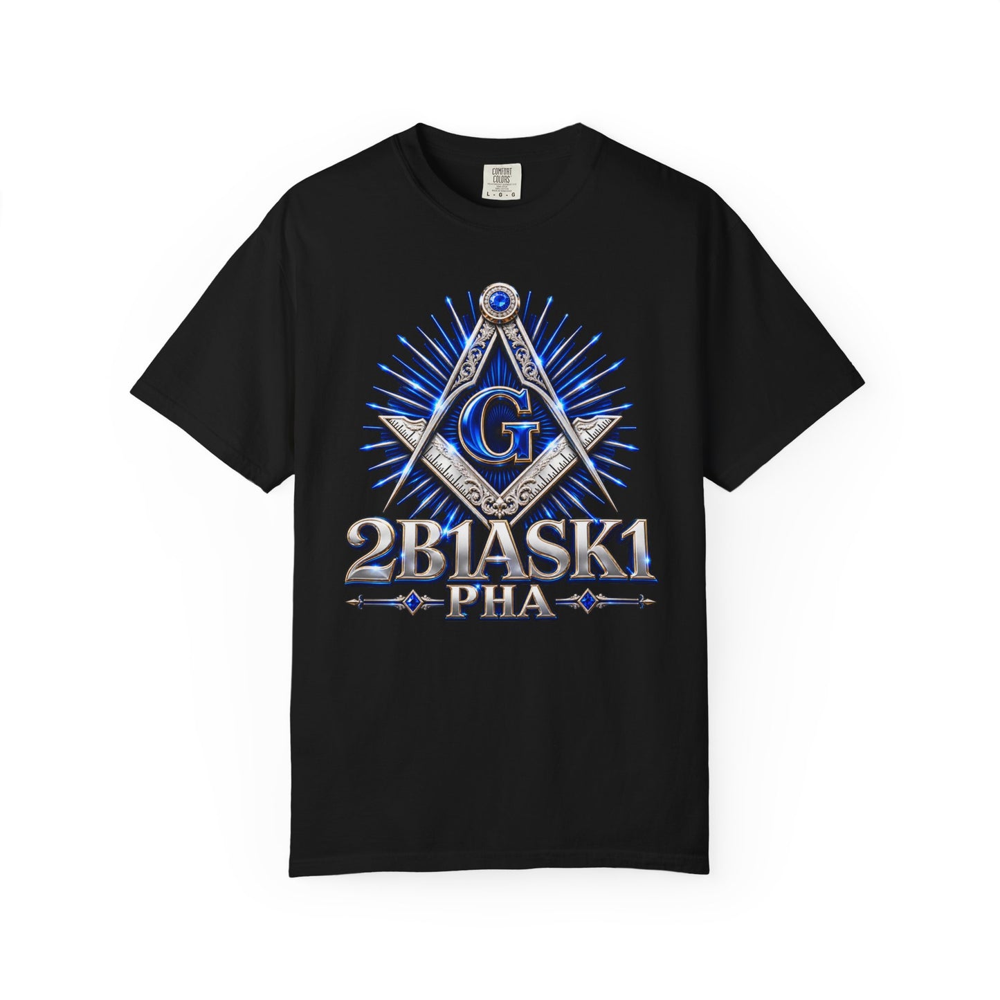 2B1ASK1 Masonic Graphic T-Shirt – Blue Emblem Tee for Meetings, Events & Community Service