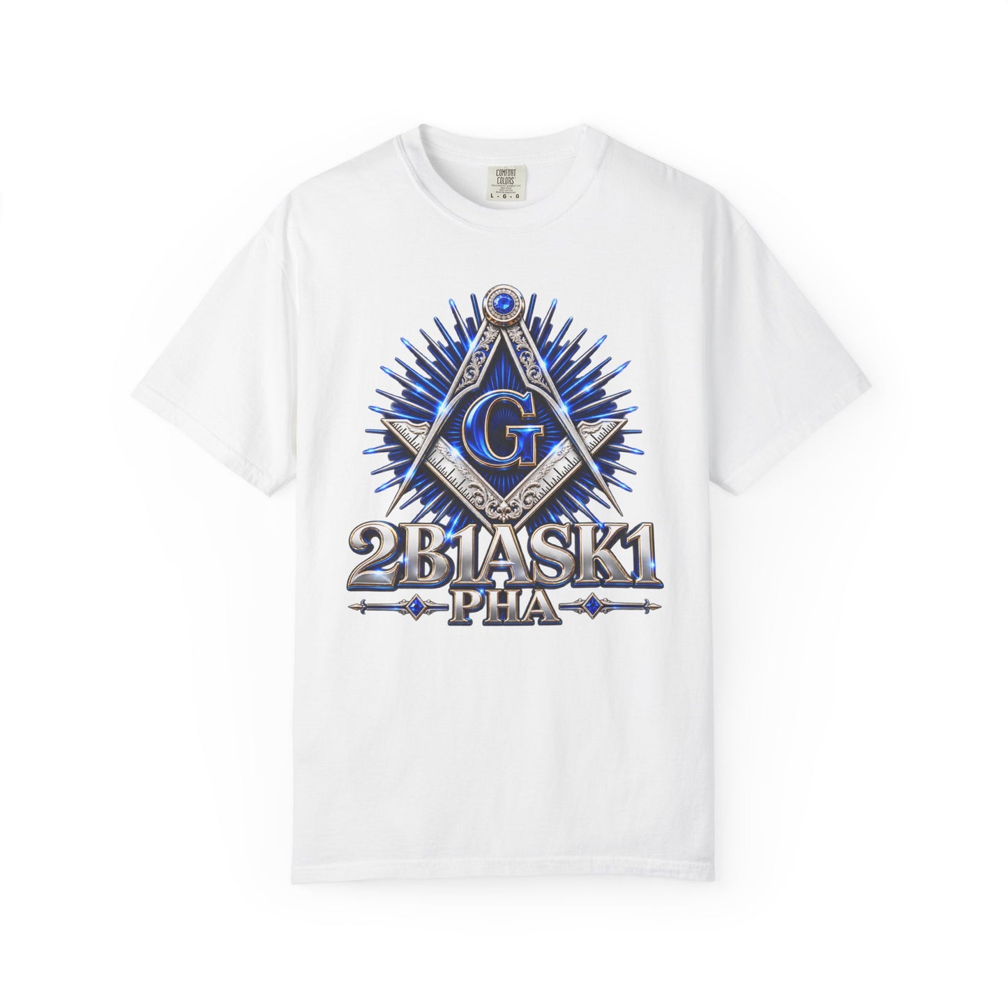 2B1ASK1 Masonic Graphic T-Shirt – Blue Emblem Tee for Meetings, Events & Community Service
