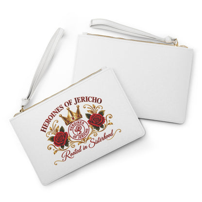Heroines of Jericho Clutch Bag — Rooted in Sisterhood Wristlet