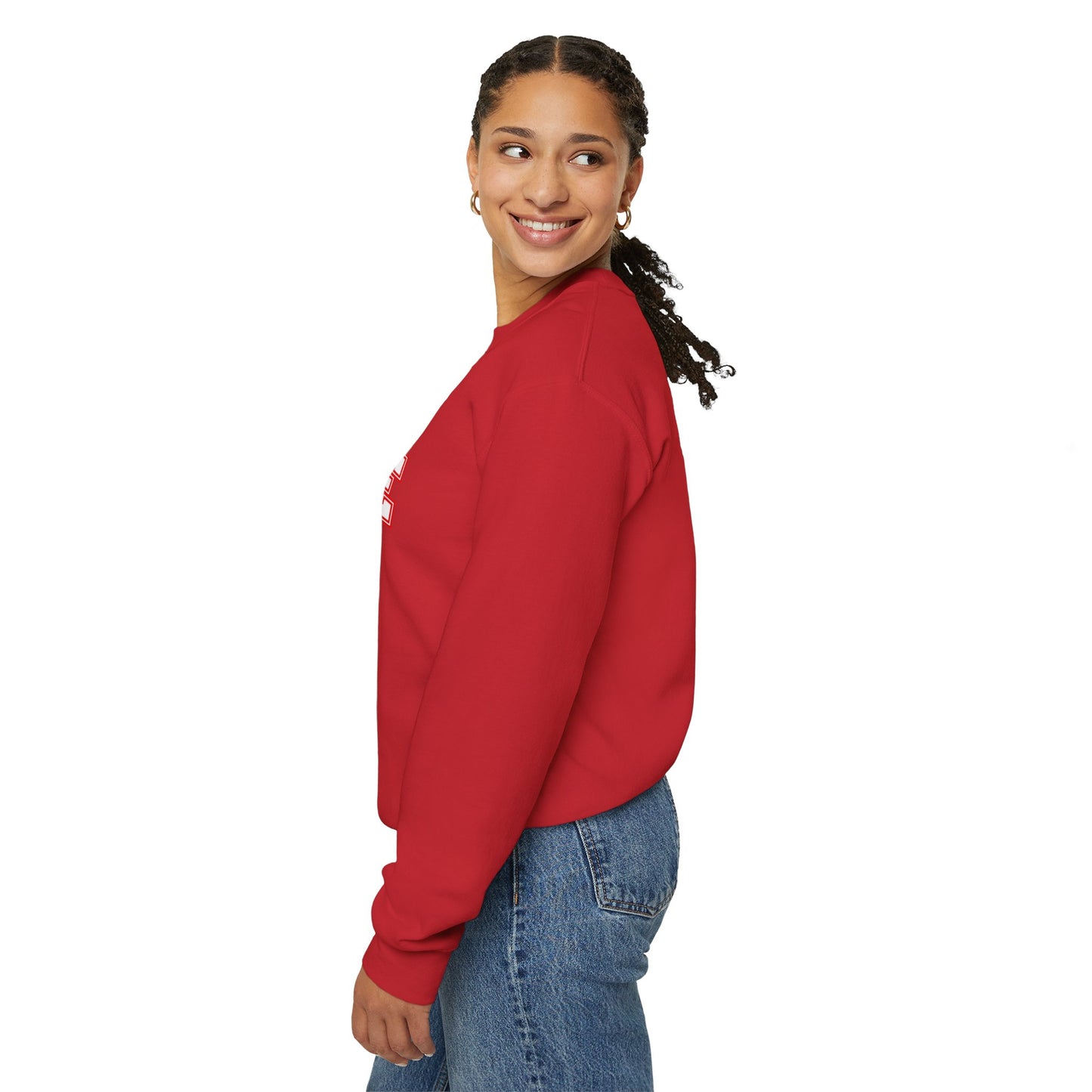 “Heroine” Red Crewneck Sweatshirt