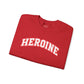 “Heroine” Red Crewneck Sweatshirt