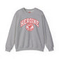 Heroine-HOJ Emblem Graphic Crewneck Sweatshirt