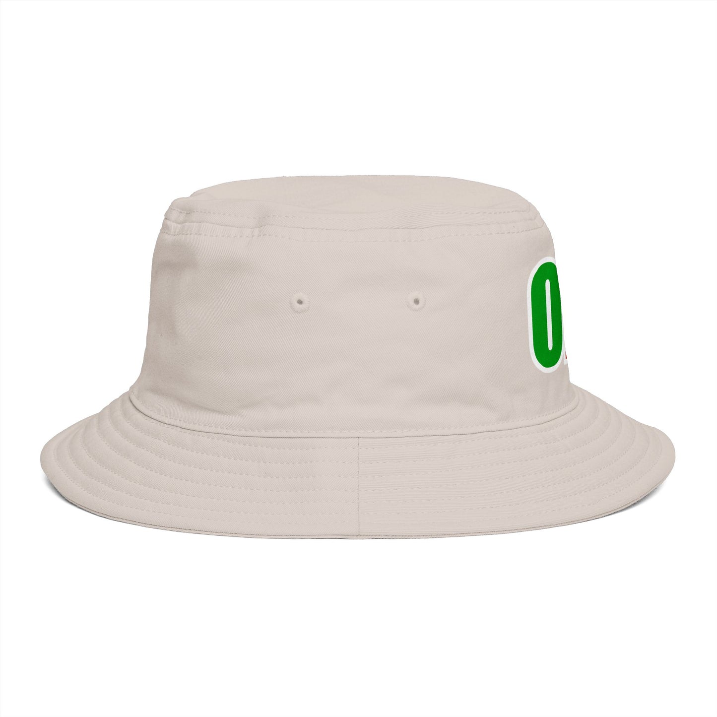 OES Rasta Color Embroidered Bucket Hat