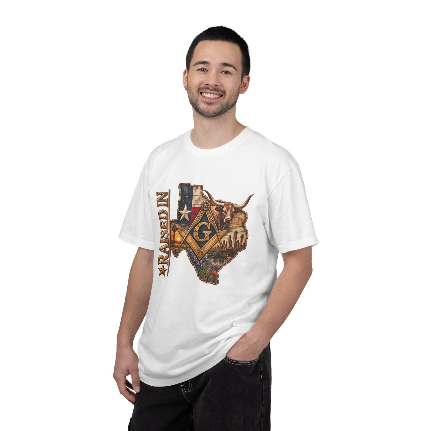 Mason- Raised in Texas Western Rodeo T-Shirt
