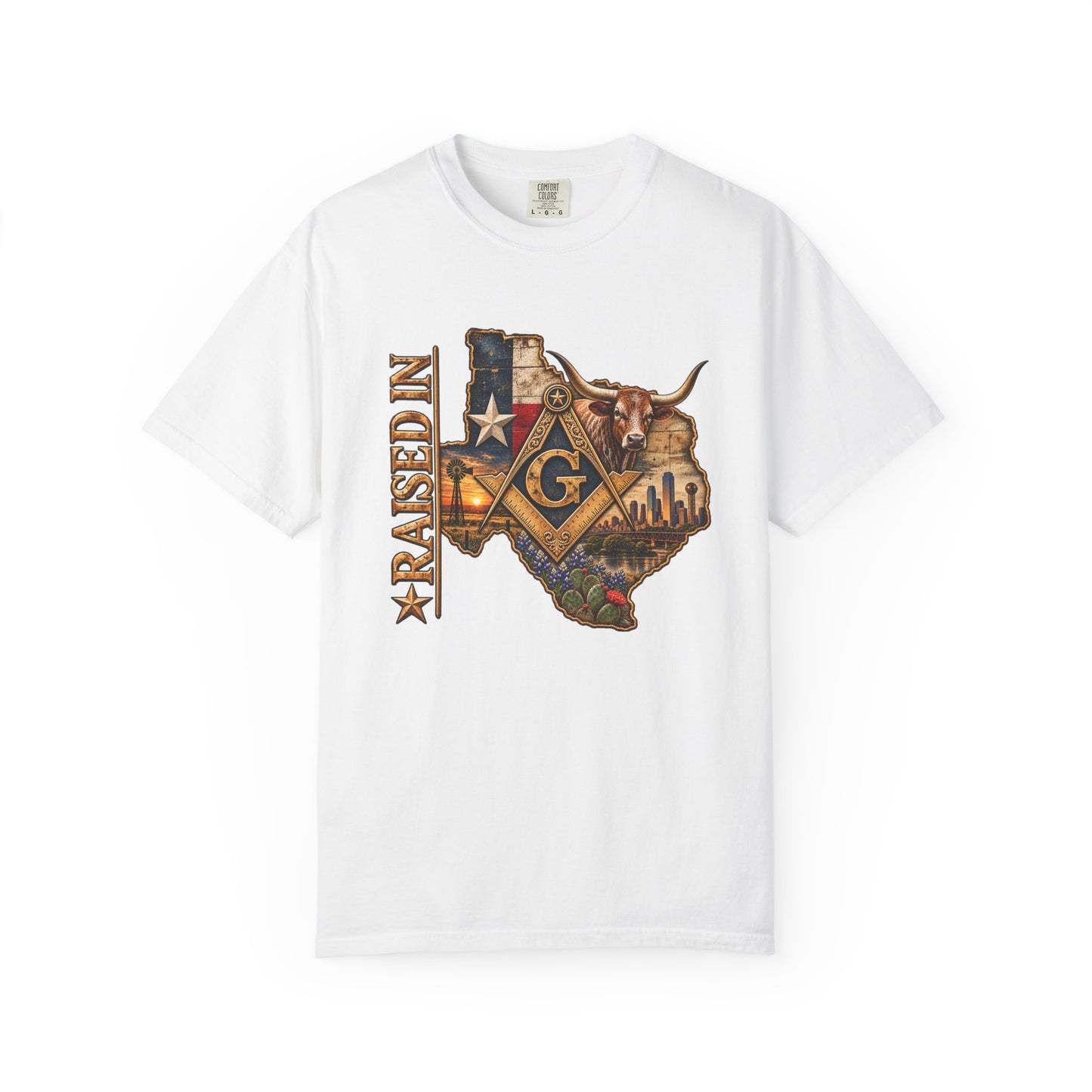 Mason- Raised in Texas Western Rodeo T-Shirt