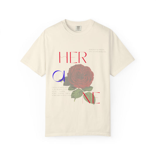 Her One Rose T-Shirt — Floral Graphic Tee