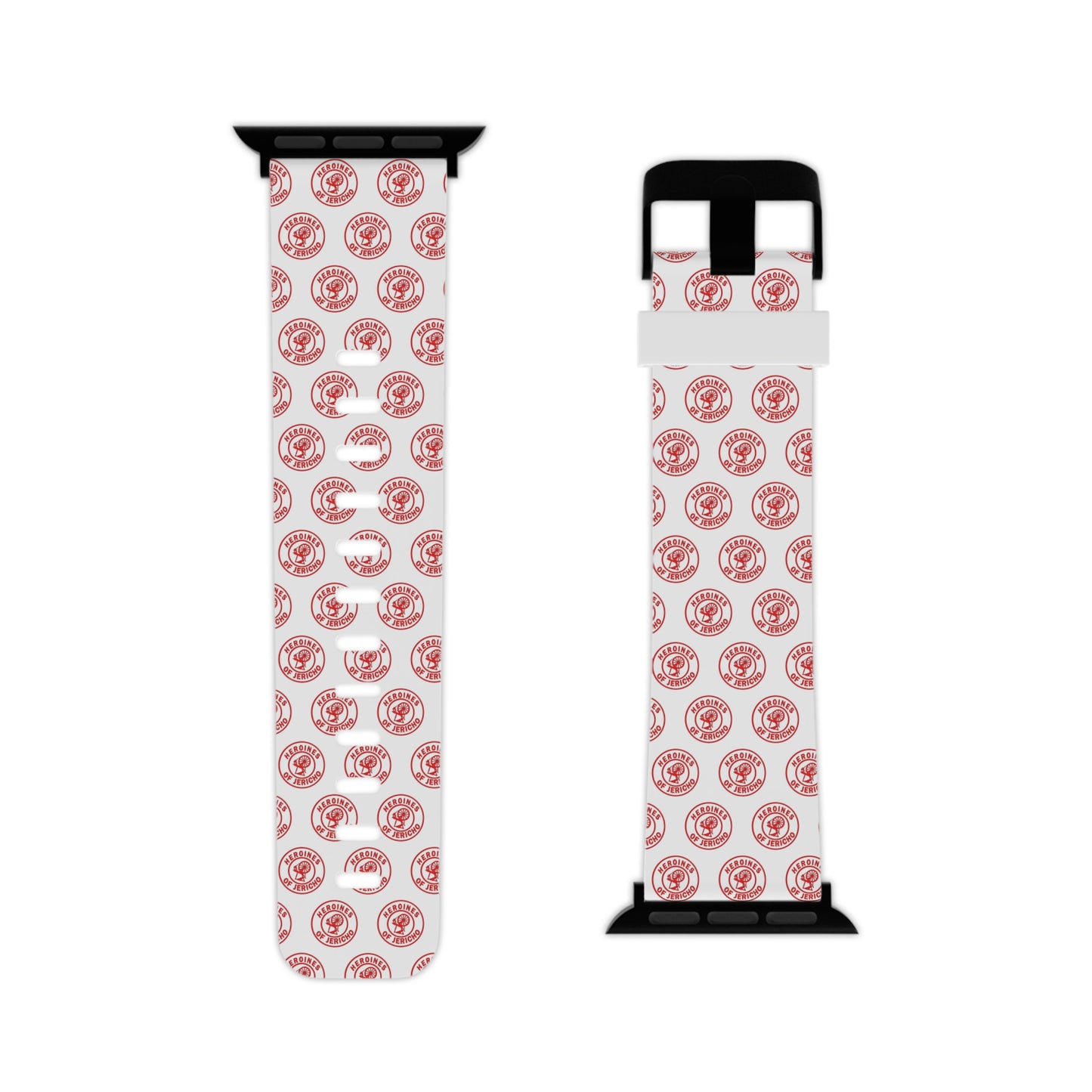 HOJ- Apple Watch Band — HEROINES OF JERICHO Pattern Silicone Strap