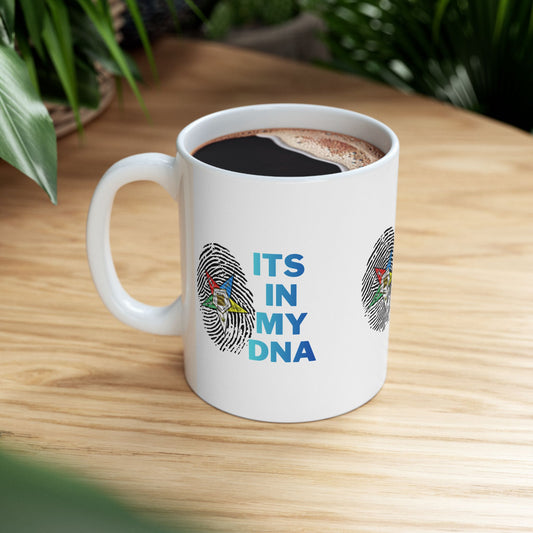 OES- Its In My DNA Ceramic Mug — OES Fingerprint Design (11oz/15oz)