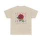 HOJ- Heroine Rose Tee | Vintage Rose Graphic, Feminine Typography