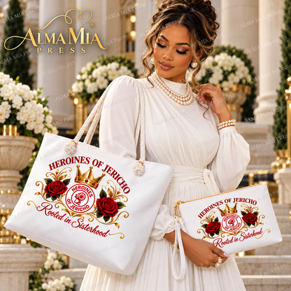 HOJ Travel Tote- "Crown-Rooted in Sisterhood" -clutch sold separately