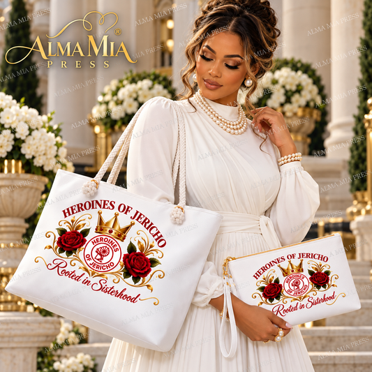 HOJ Travel Tote- "Crown-Rooted in Sisterhood" -clutch sold separately