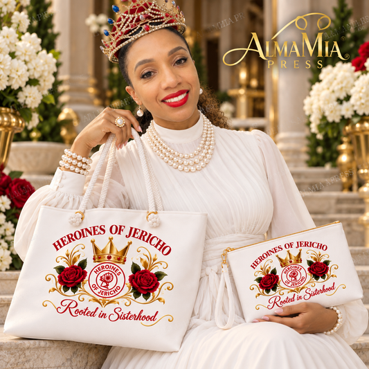 HOJ Travel Tote- "Crown-Rooted in Sisterhood" -clutch sold separately