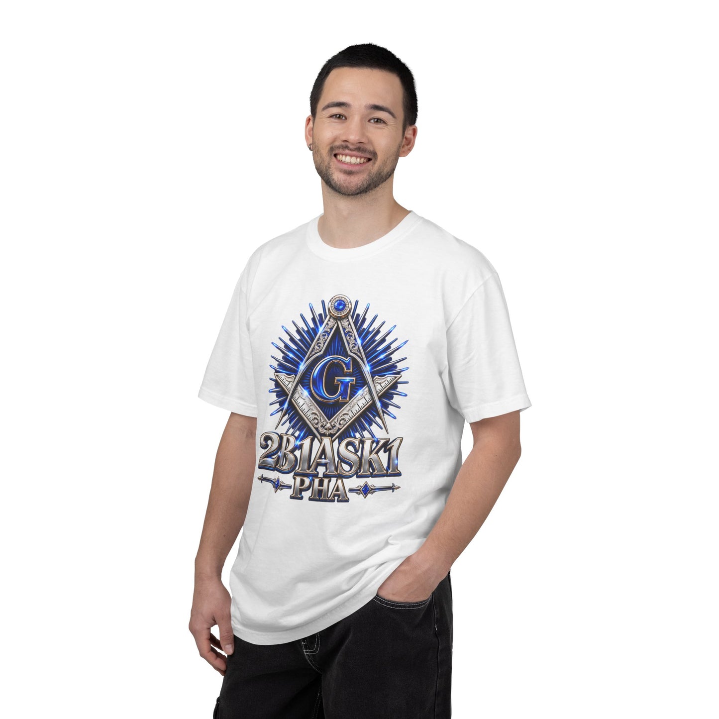 2B1ASK1 Masonic Graphic T-Shirt – Blue Emblem Tee for Meetings, Events & Community Service