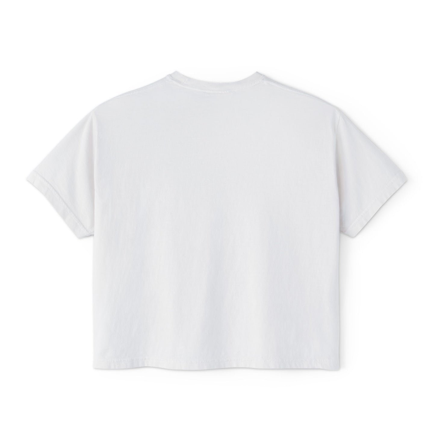 Top Tier Boxy Tee — Women's Casual Graphic Cropped T‑Shirt