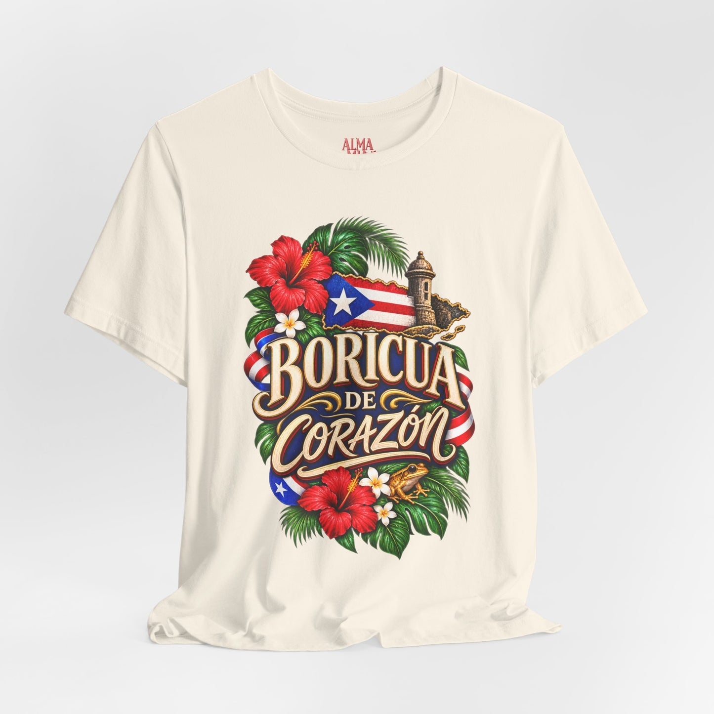 Boricua de Corazón Puerto Rican Pride T-Shirt