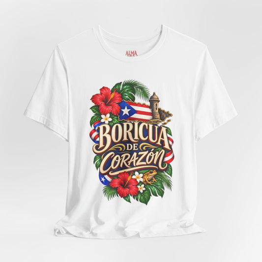 Boricua de Corazón Puerto Rican Pride T-Shirt