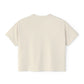 Latina Boxy Tee — Women's Cropped White T‑Shirt with Red 'LATINA' Print
