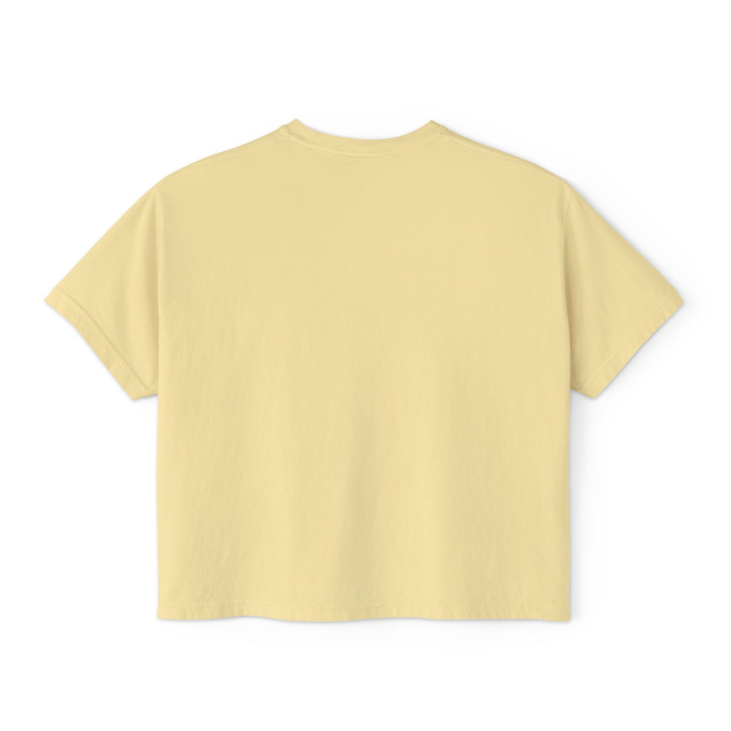 Top Tier Boxy Tee — Women's Casual Graphic Cropped T‑Shirt