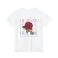 HOJ- Heroine Rose Tee | Vintage Rose Graphic, Feminine Typography
