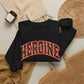 HEROINE Cheetah Print- Graphic Crewneck Sweatshirt