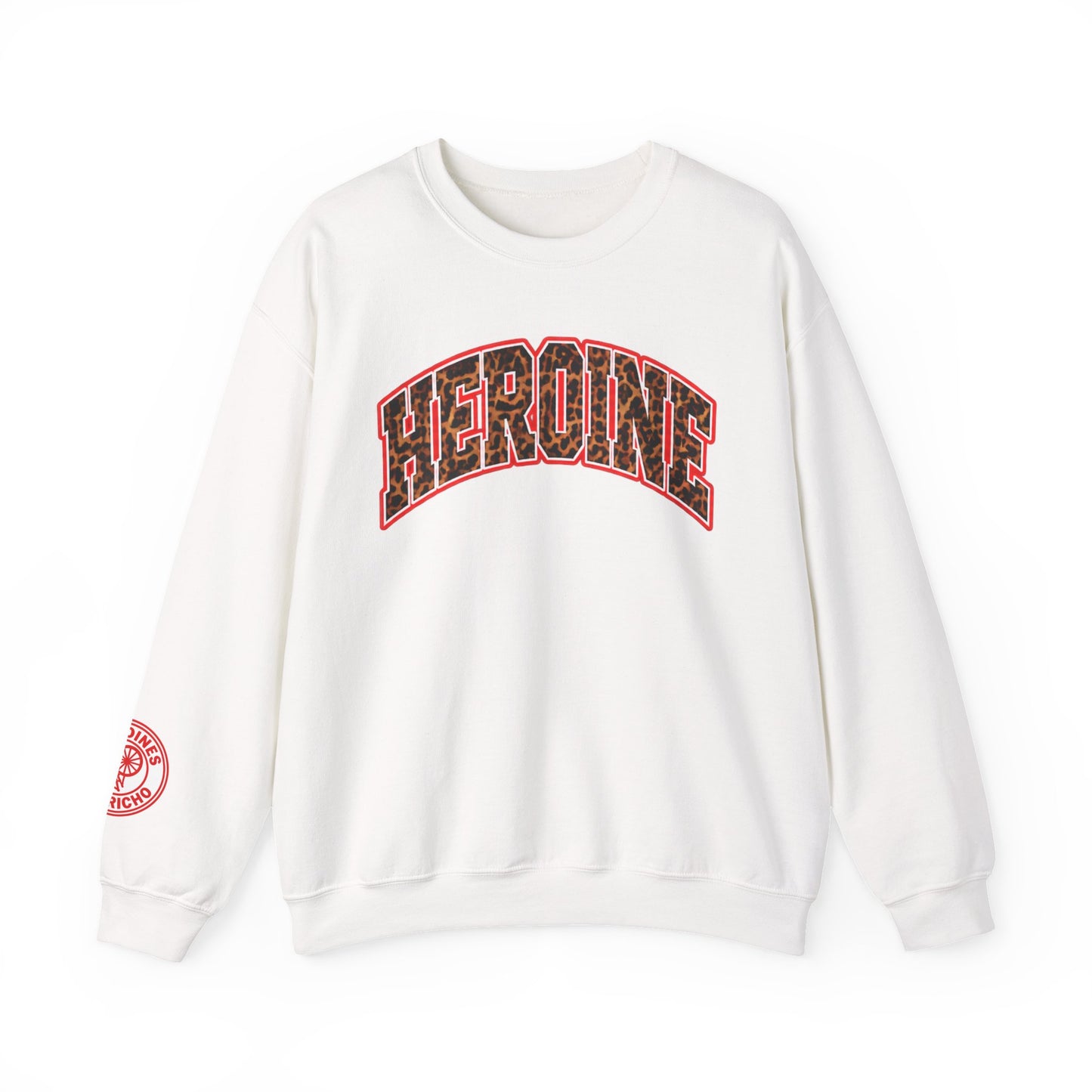 HEROINE Cheetah Print- Graphic Crewneck Sweatshirt