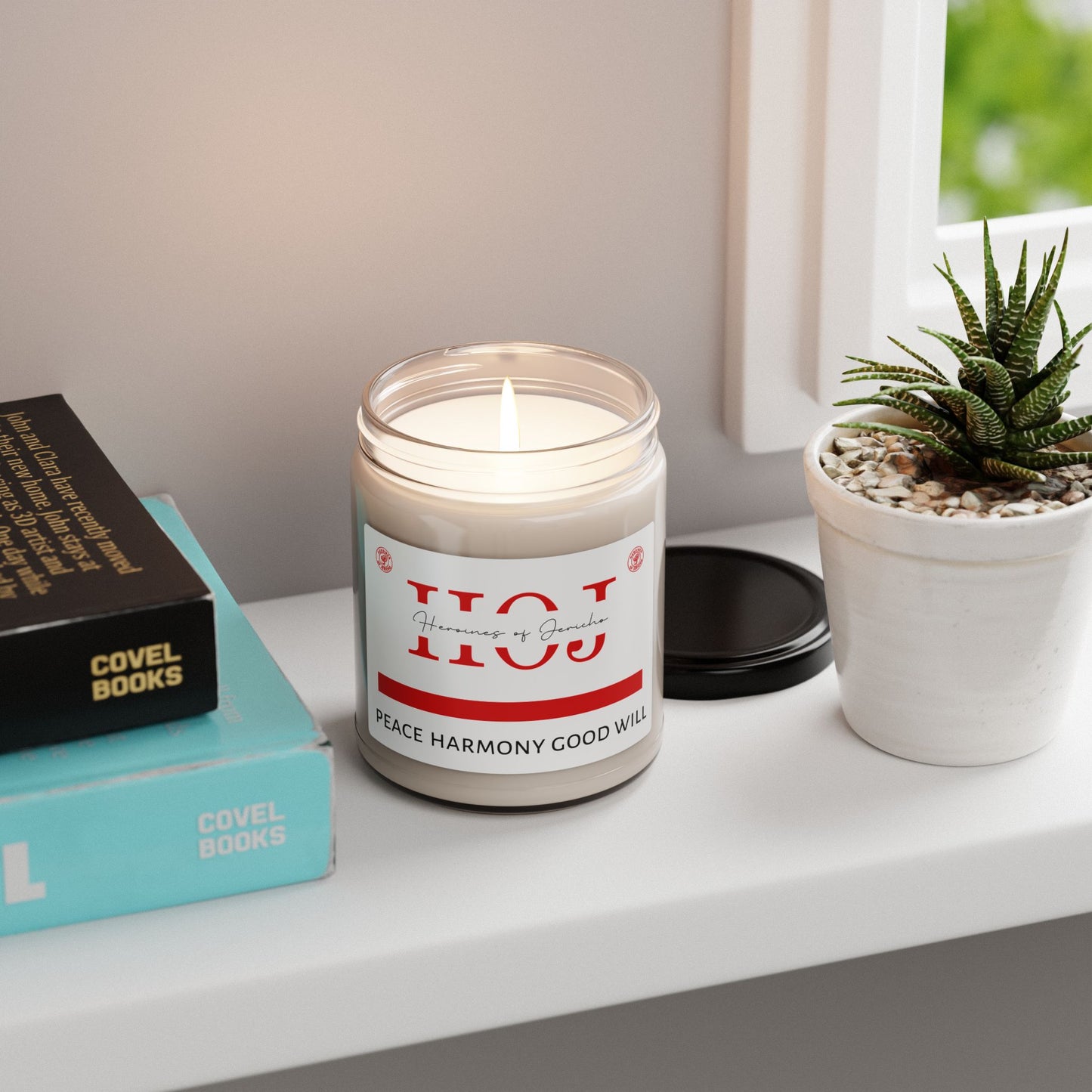 HOJ- Harmony of Japan Soy Candle — "Peace Harmony Good Will" 9oz Scented Jar