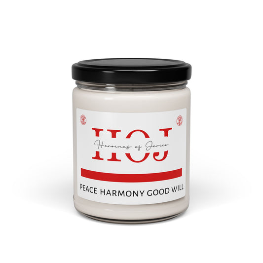 HOJ- Harmony of Japan Soy Candle — "Peace Harmony Good Will" 9oz Scented Jar