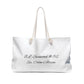 Order of the Eastern Star Weekender Bag — Charitable Faith & Loving Kindness Travel Tote