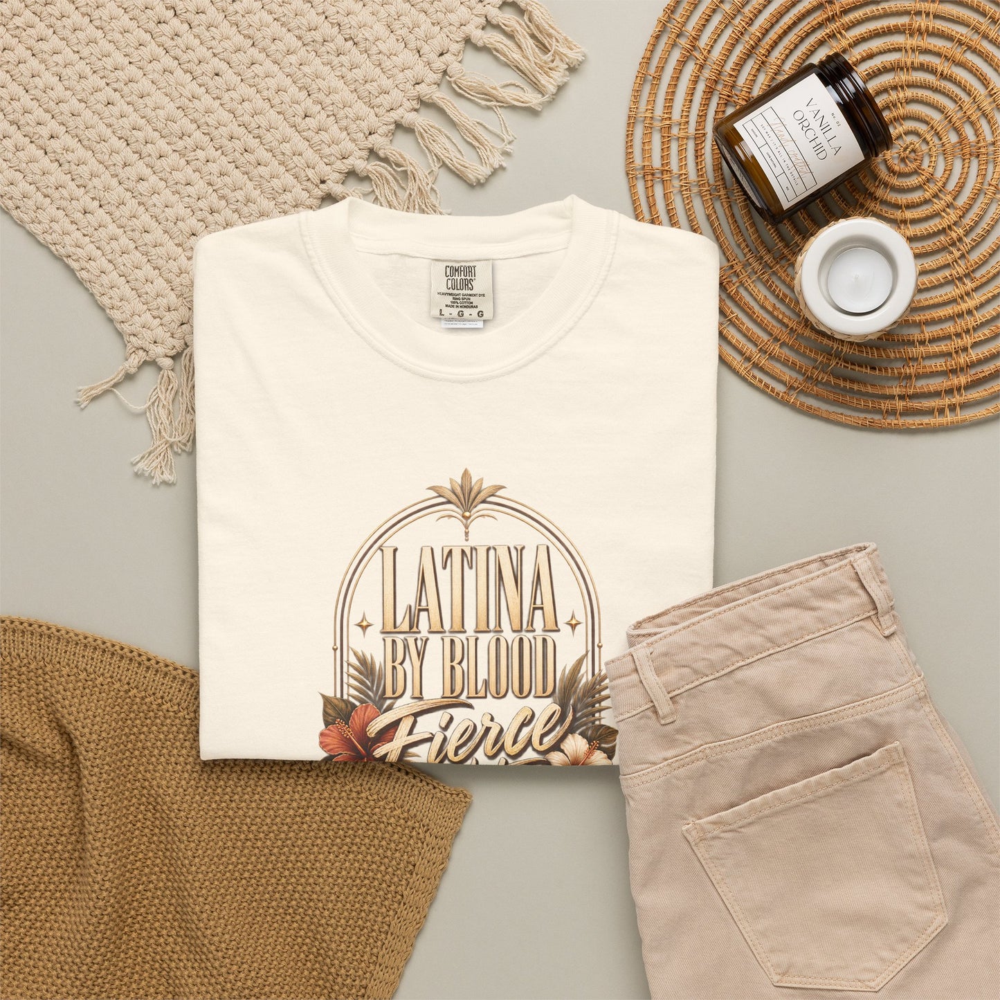 Latina By Blood Fierce By Nature T-Shirt