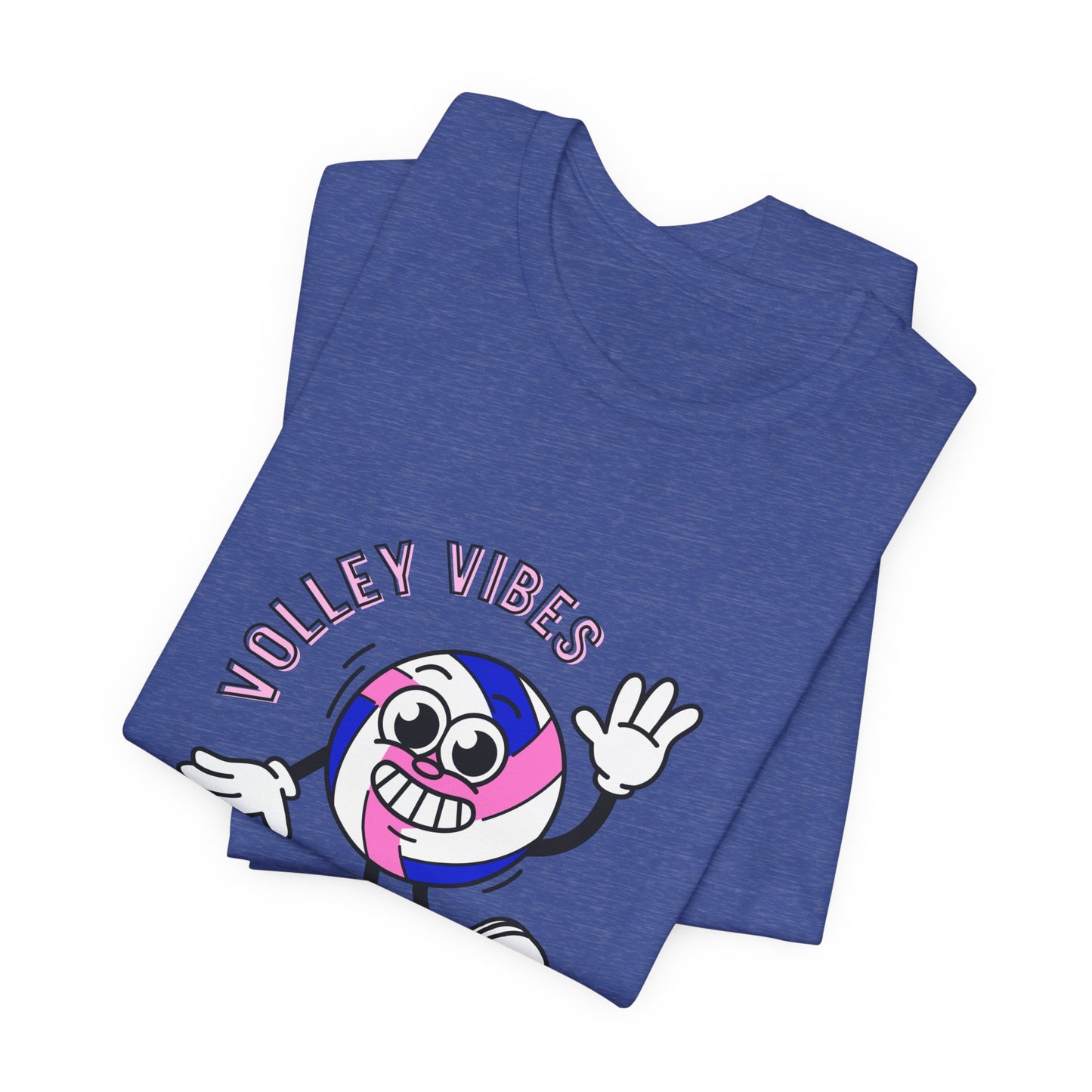 Volleyball Vibes Tee - "Hustle, Set, Never Quit" Volleyball Shirt.