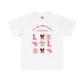 T‑Shirt — "You Are Born To Be A Heroine" Pink Retro Boots Graphic Tee