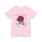 HOJ- Heroine Rose Tee | Vintage Rose Graphic, Feminine Typography