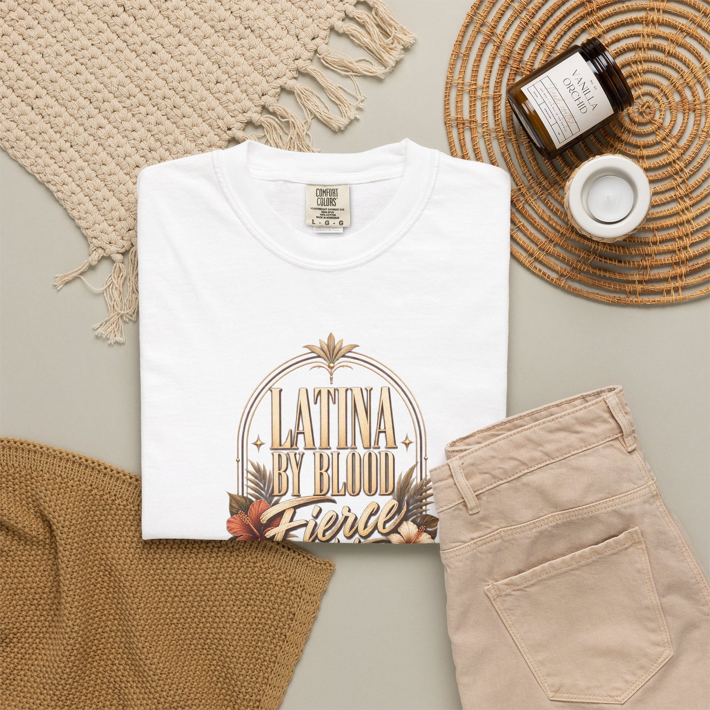 Latina By Blood Fierce By Nature T-Shirt