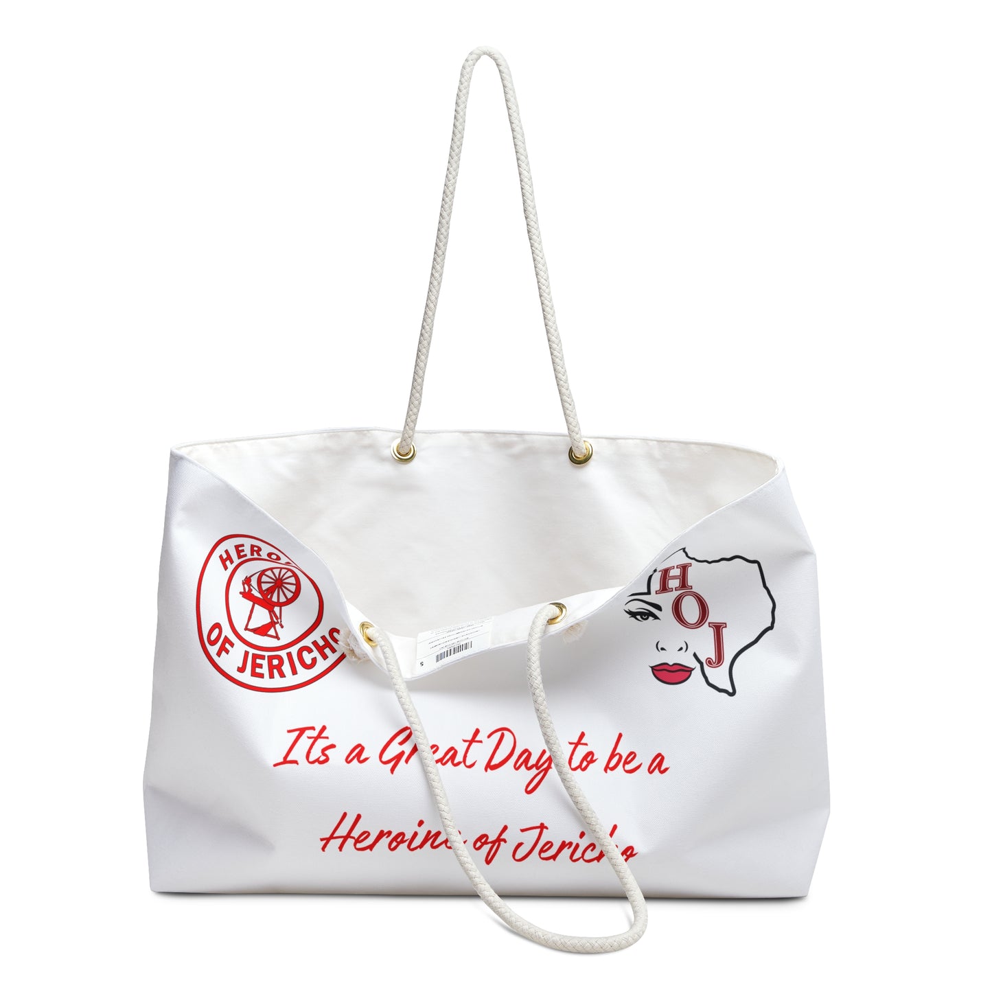 HOJ- "It's a Great Day to be a Heroine of Jericho" Travel Tote TEXAS