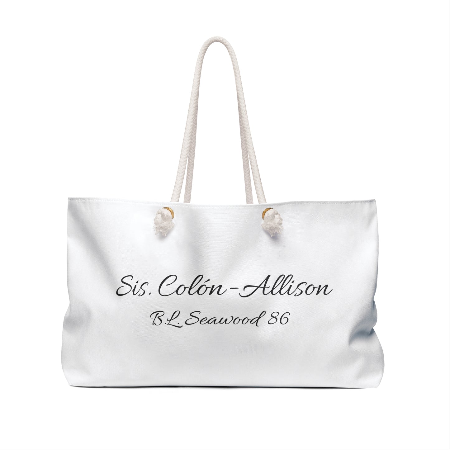 Order of the Eastern Star Weekender Bag – Personalized Sister Tote with Floral Emblem