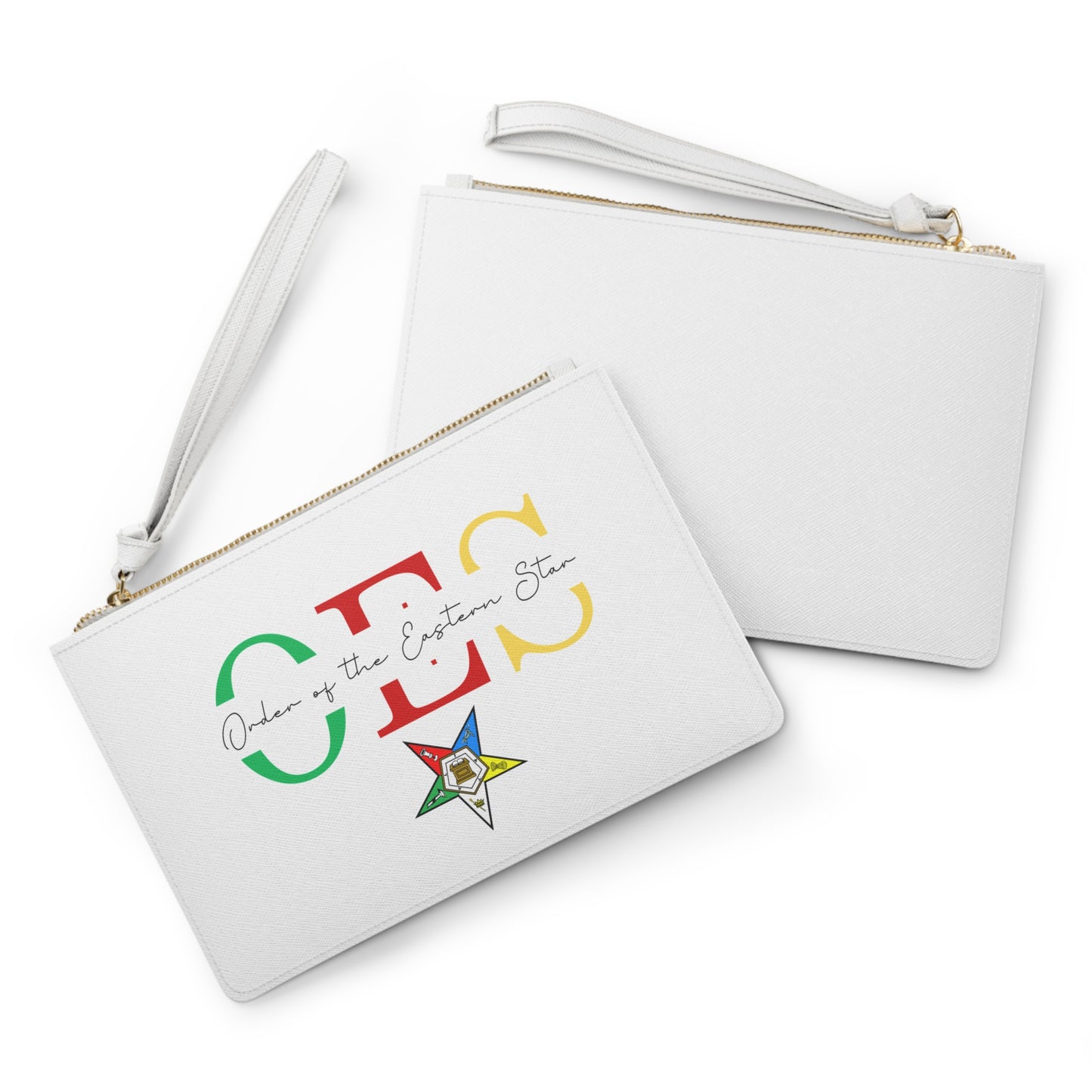 Order of the Eastern Star Clutch Bag – Fraternal Sorority Emblem Wristlet