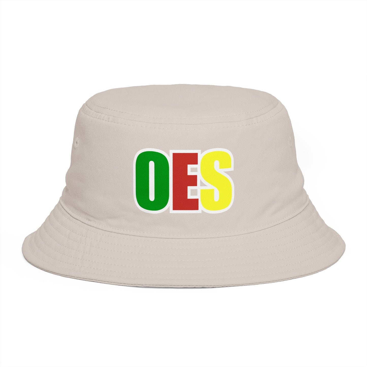 OES Rasta Color Embroidered Bucket Hat