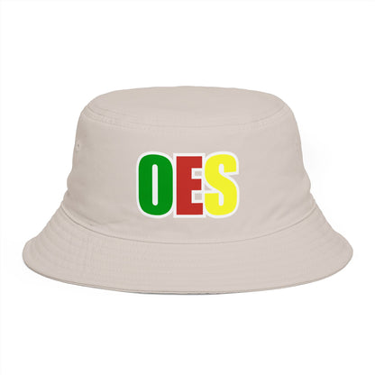 OES Rasta Color Embroidered Bucket Hat