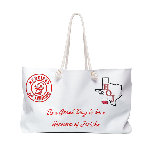 HOJ Travel Tote "TEXAS"- "It's a Great Day to be a Heroine of Jericho"