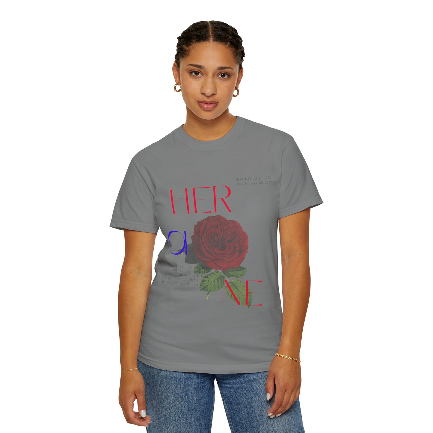Her One Rose T-Shirt — Floral Graphic Tee